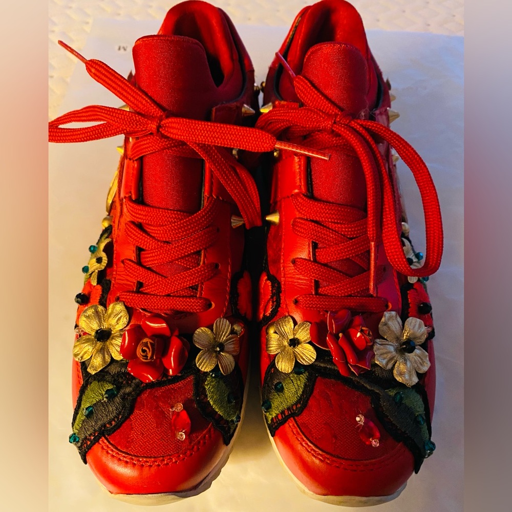 Dolce & Gabbana Vibrant Red Footwear